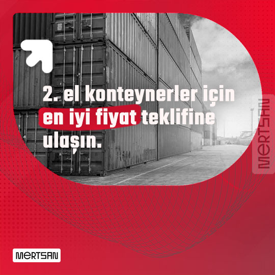 ikinci el konteyner fiyatları